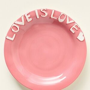 Anthropologie Love is Love Plates